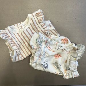 2 Pehr Sleeveless Onesies